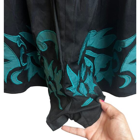 Free People Everblue Romper Black Blue XS - Picture 9 of 12